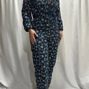 Jenny K Lopez Floral Utility Jumpsuit Women’s 00